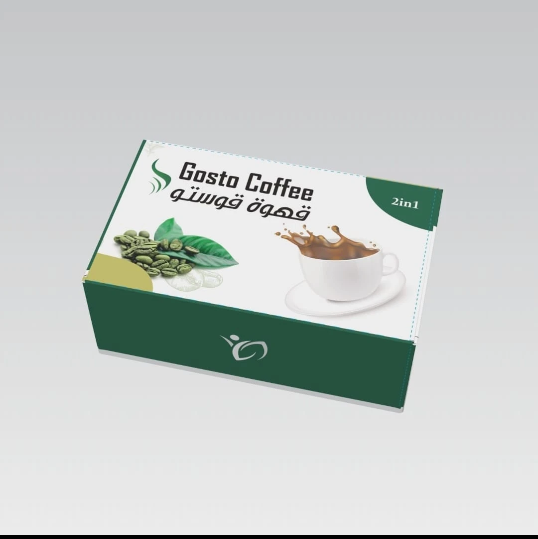 قهوة قوستو الخضراء 2in1 – ( 20 ظرف )
