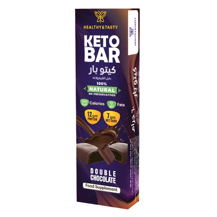 كيتو بار دابل شيكولات